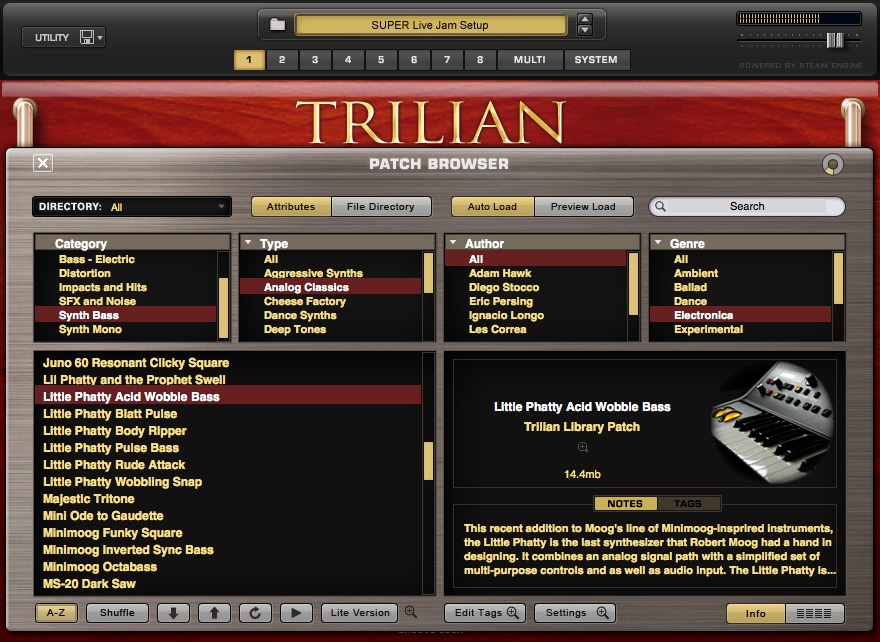 Download Trilian Bass Vst
